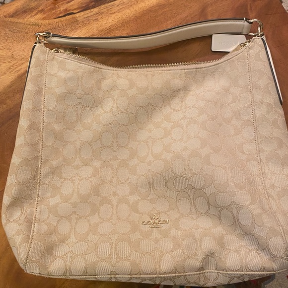Coach Outline Signature Celeste Hobo Handbag - Picture 1 of 4